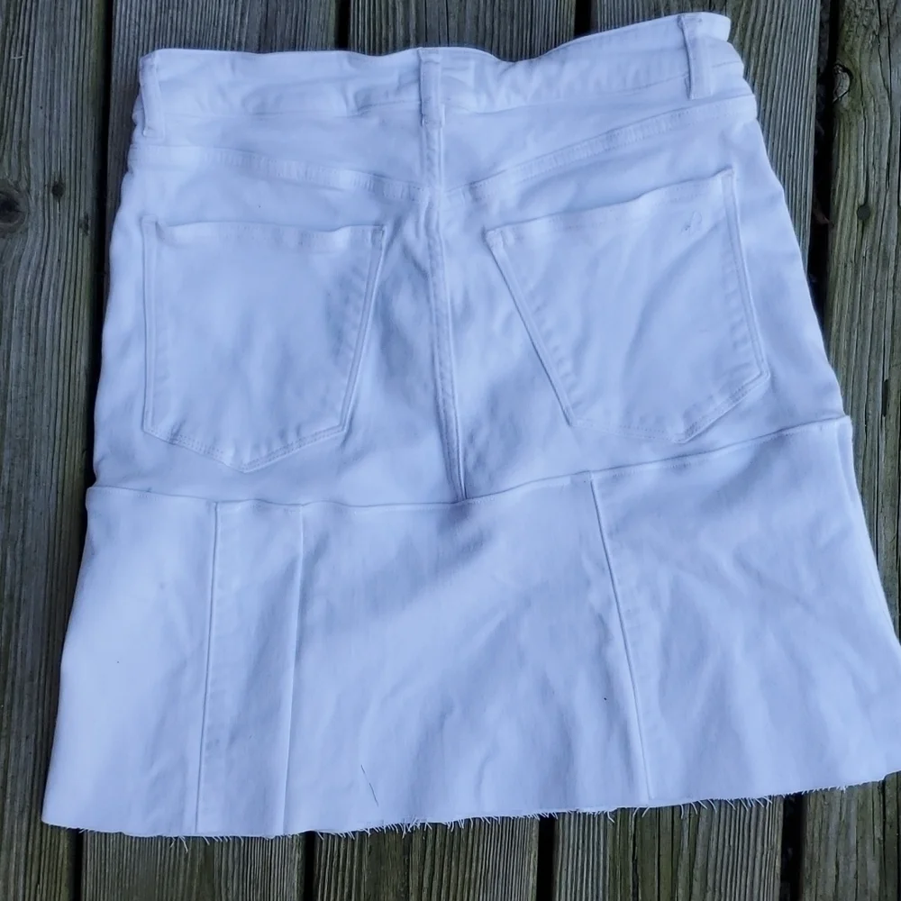 DL1961 white denim Mini skirt 31